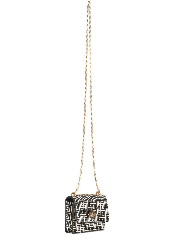 Balmain Coin card holder in Balmain Monogram leather 6