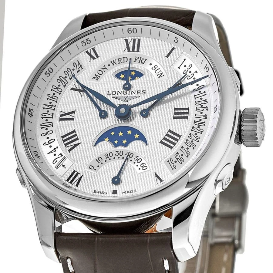 Longines Master Collection Moonphase Retrograde Men's Watch L2.739.4.71.3 2