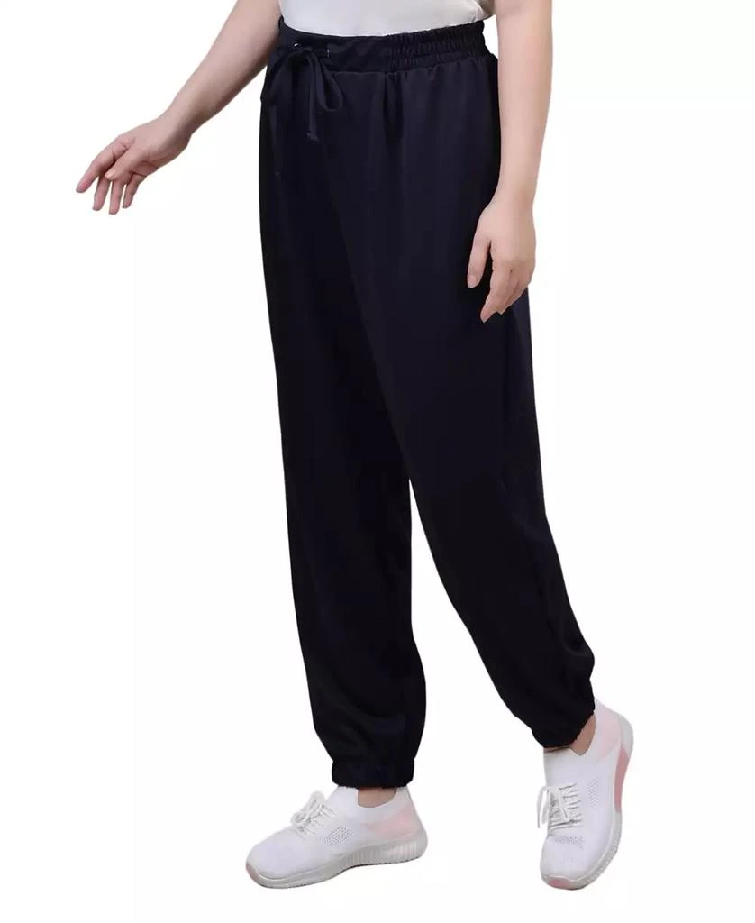 NY Collection Petite Stretch Crepe Jogger Pants 3