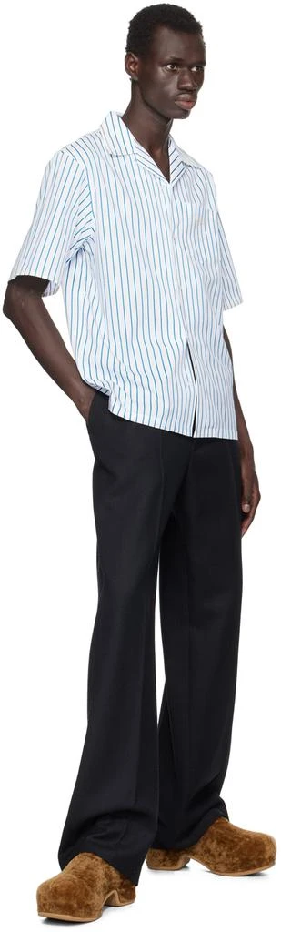 Marni Blue & White Striped Shirt 4