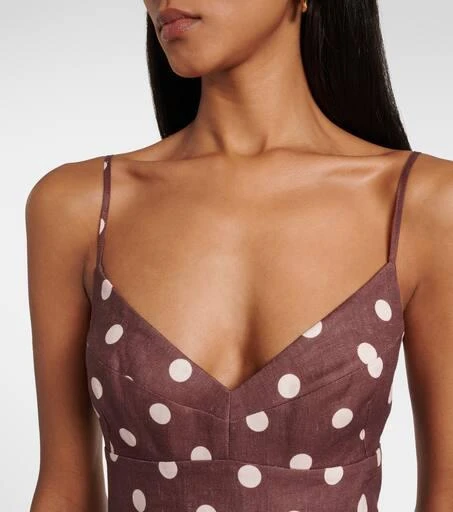 Zimmermann Acacia polka-dot linen minidress 4