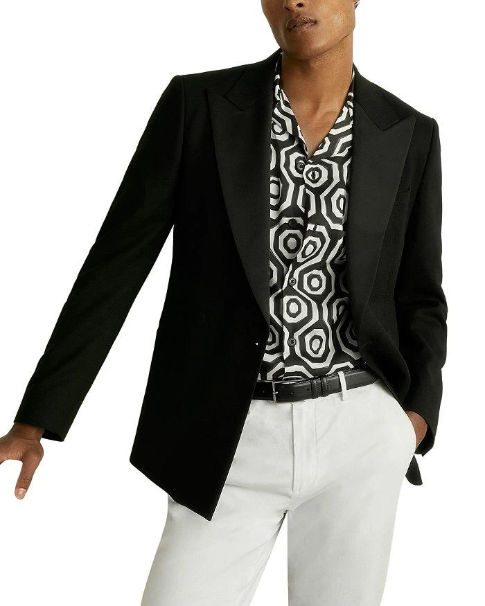 REISS Canape Geometric Contrast Shirt 2