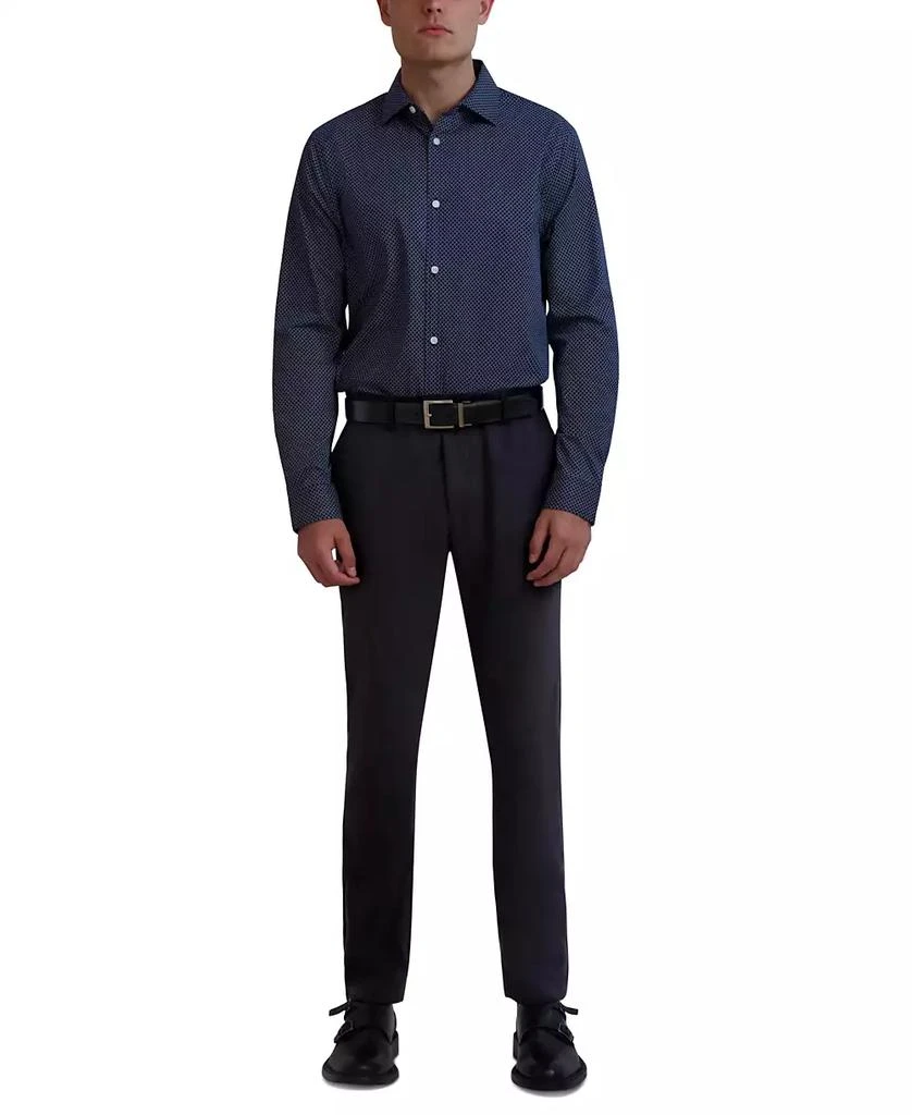 Karl Lagerfeld Paris Men's Slim-Fit Geo-Print Dress Shirt 5