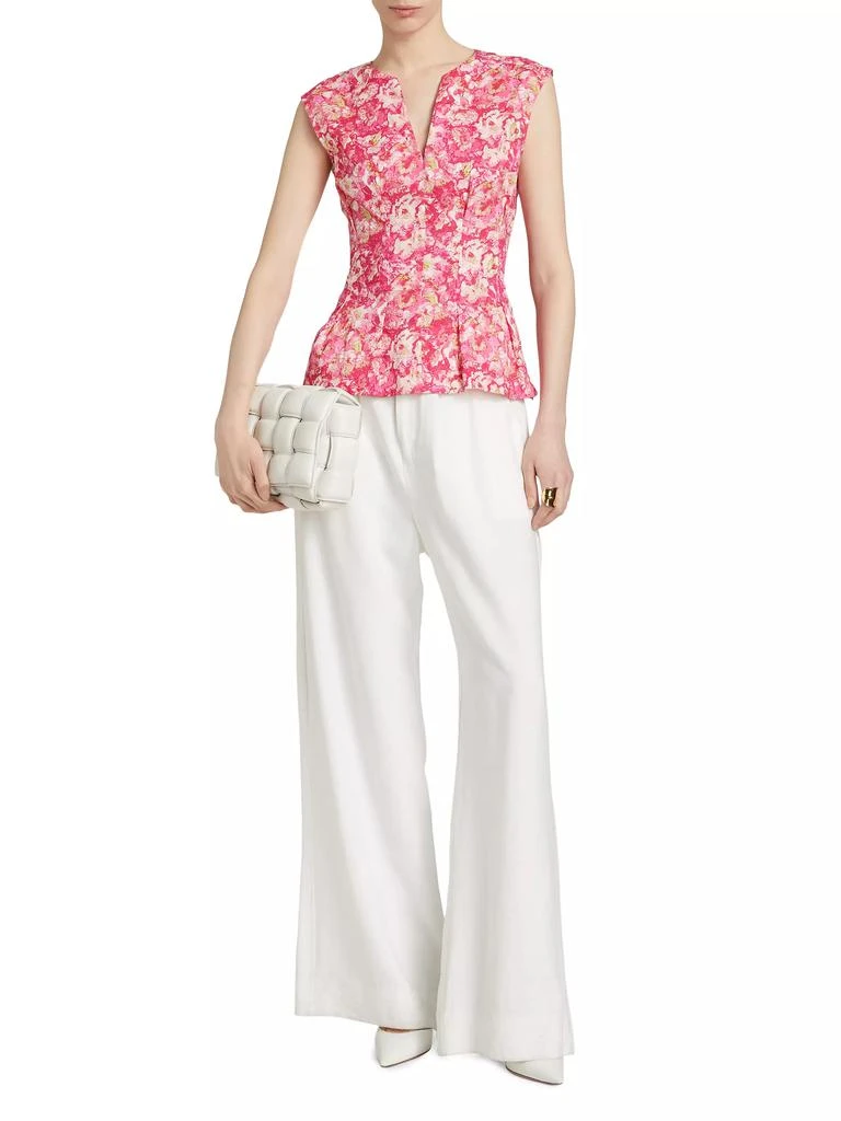 Derek Lam Teresa Floral Cotton Sleeveless Blouse 2