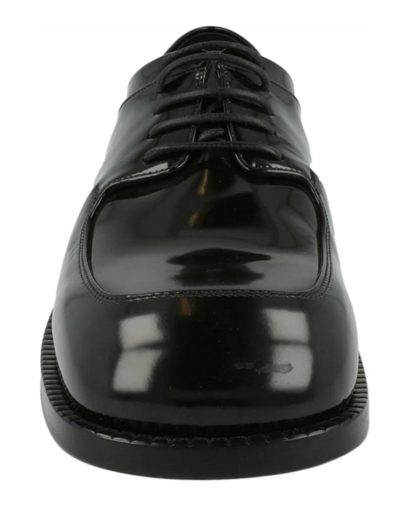 Salvatore Ferragamo Patent Dinamic Lace-up Derby Shoes -Wide Width 4