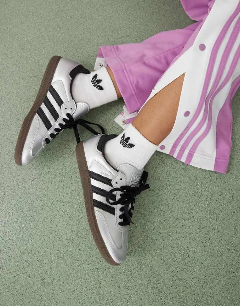 adidas gazelle silver green womens Adidas Mens Samba Decon Shoes – Extra Butter