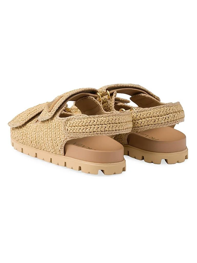 Prada Woven Fabric Sandals 3