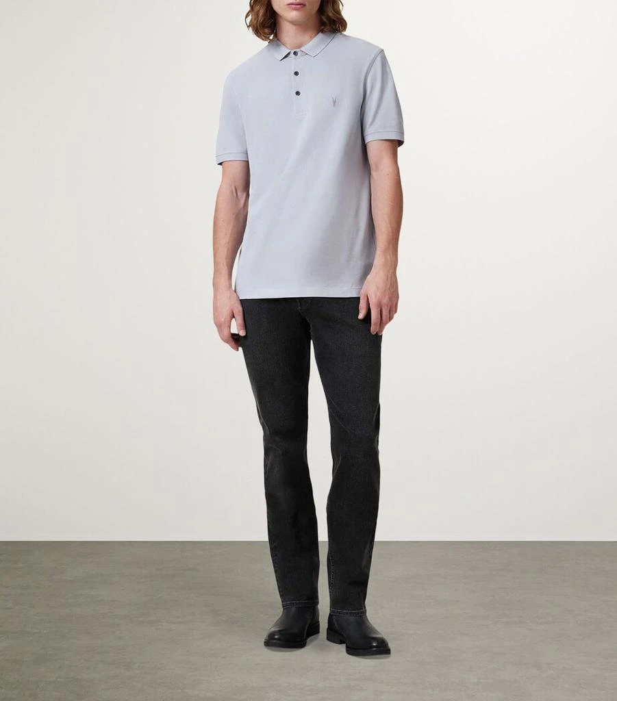 ALL SAINTS Organic Cotton Reform Polo Shirt 2