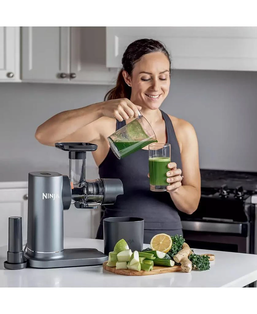 Ninja NeverClog Cold Press Juicer, Powerful Slow Juicer, Total Pulp Control, Easy to Clean, Compact - JC151 7