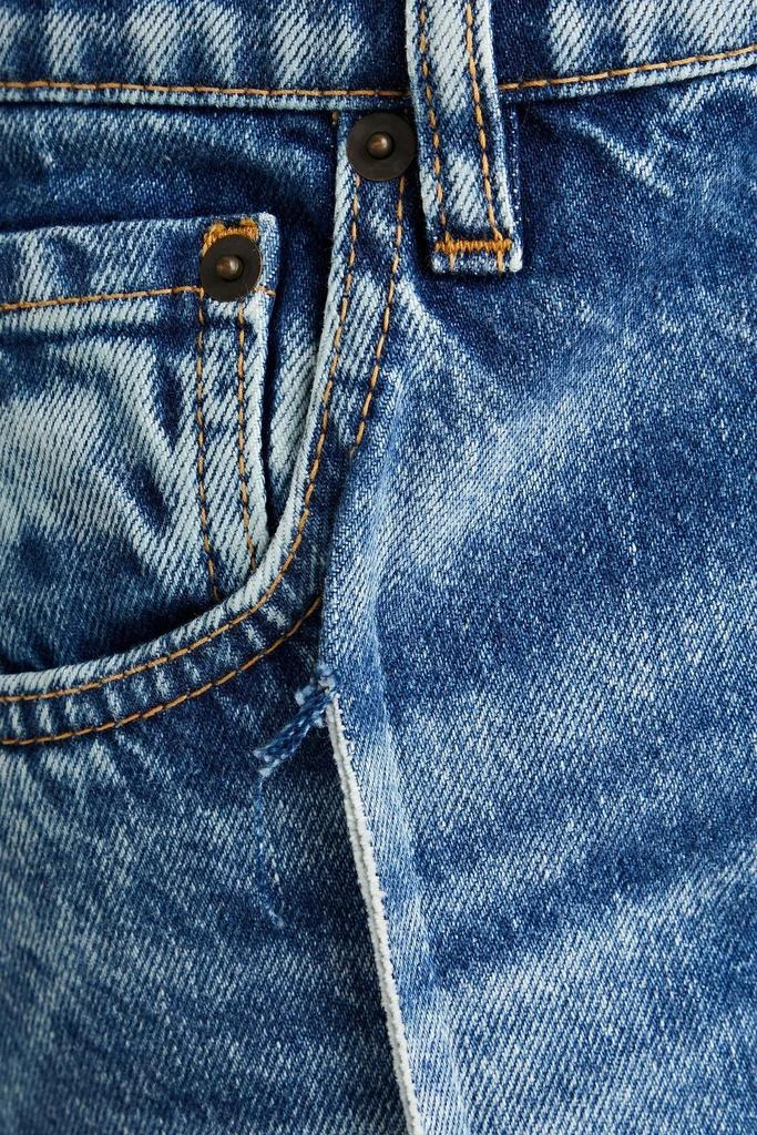 MAISON MARGIELA Faded high-rise straight-leg jeans 4