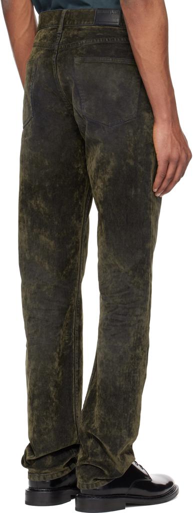Shop Khaki Flocked Jeans on Sale at BeyondStyle – Get 57% Off