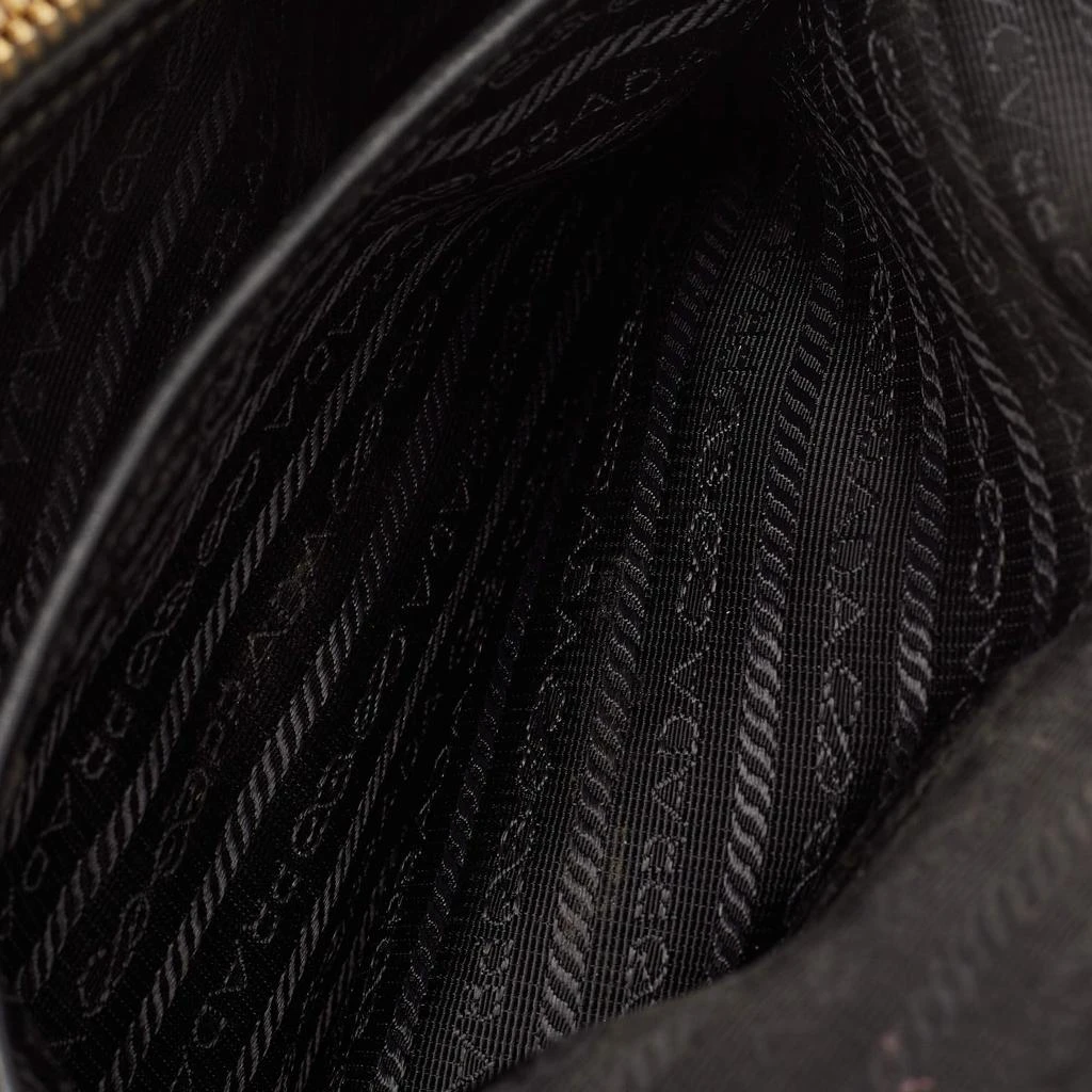 Prada Prada Black Nylon and Leather Top Handle Bag 8