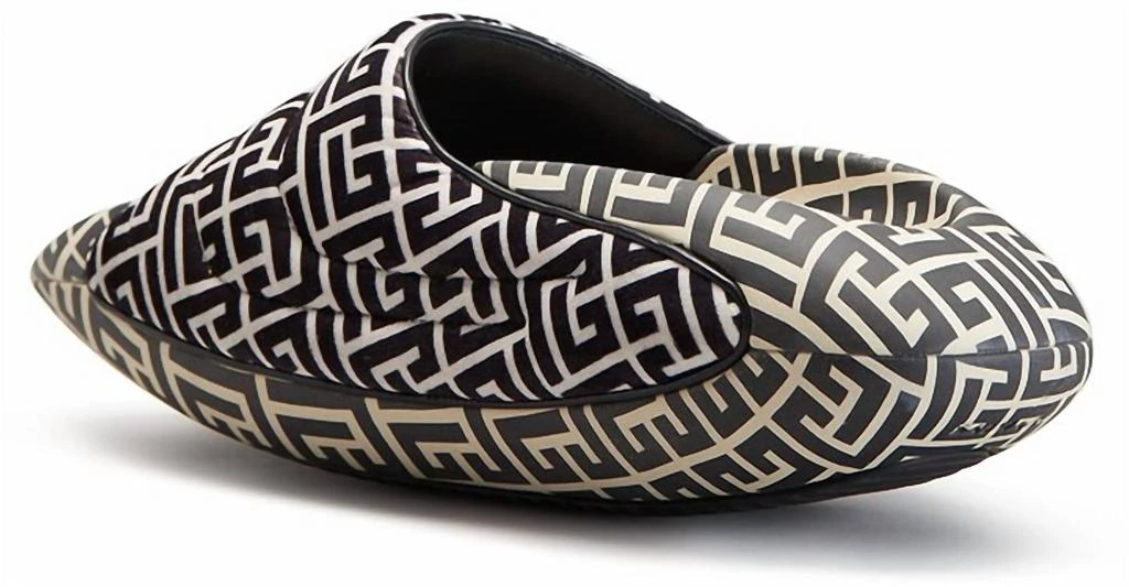 Balmain Balmain - Men
s Quilted Leather B-it Monogram Sandals 2