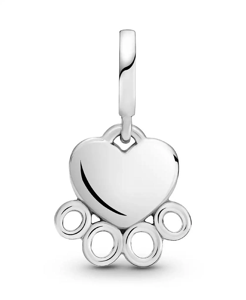 PANDORA Sterling Silver Hearts Paw Print Dangle Charm 2