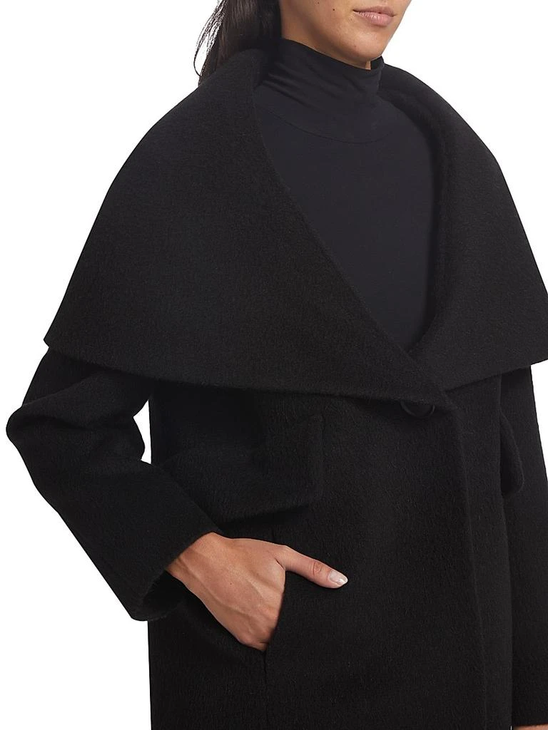 Mercer Collective Lori Cape-Hood Cocoon Coat 6