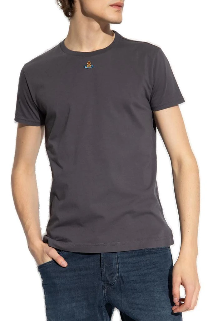 Vivienne Westwood Vivienne Westwood Orb Logo-Embroidered Crewneck T-Shirt 2