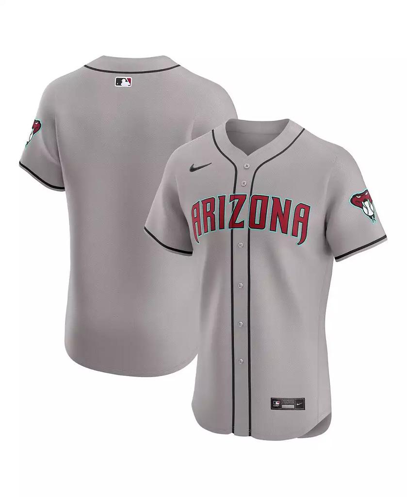 NIKE Men's Gray Arizona Diamondbacks Vapor Premier Elite Patch Jersey