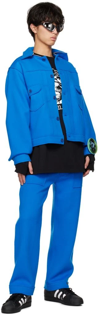 99% IS Blue Bondage Trousers 4