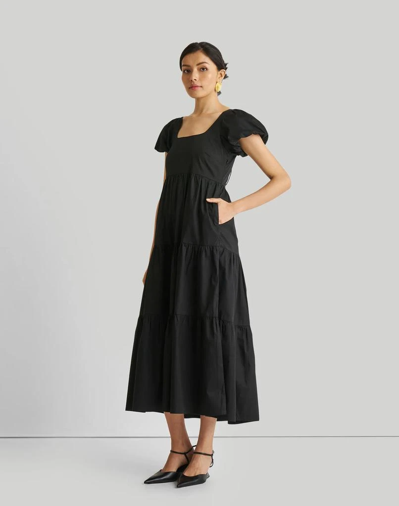 Madewell Reistor Puff Sleeve Tiered Maxi Dress 3