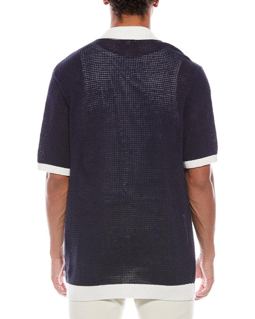 Onia Linen Button-Up Sweater