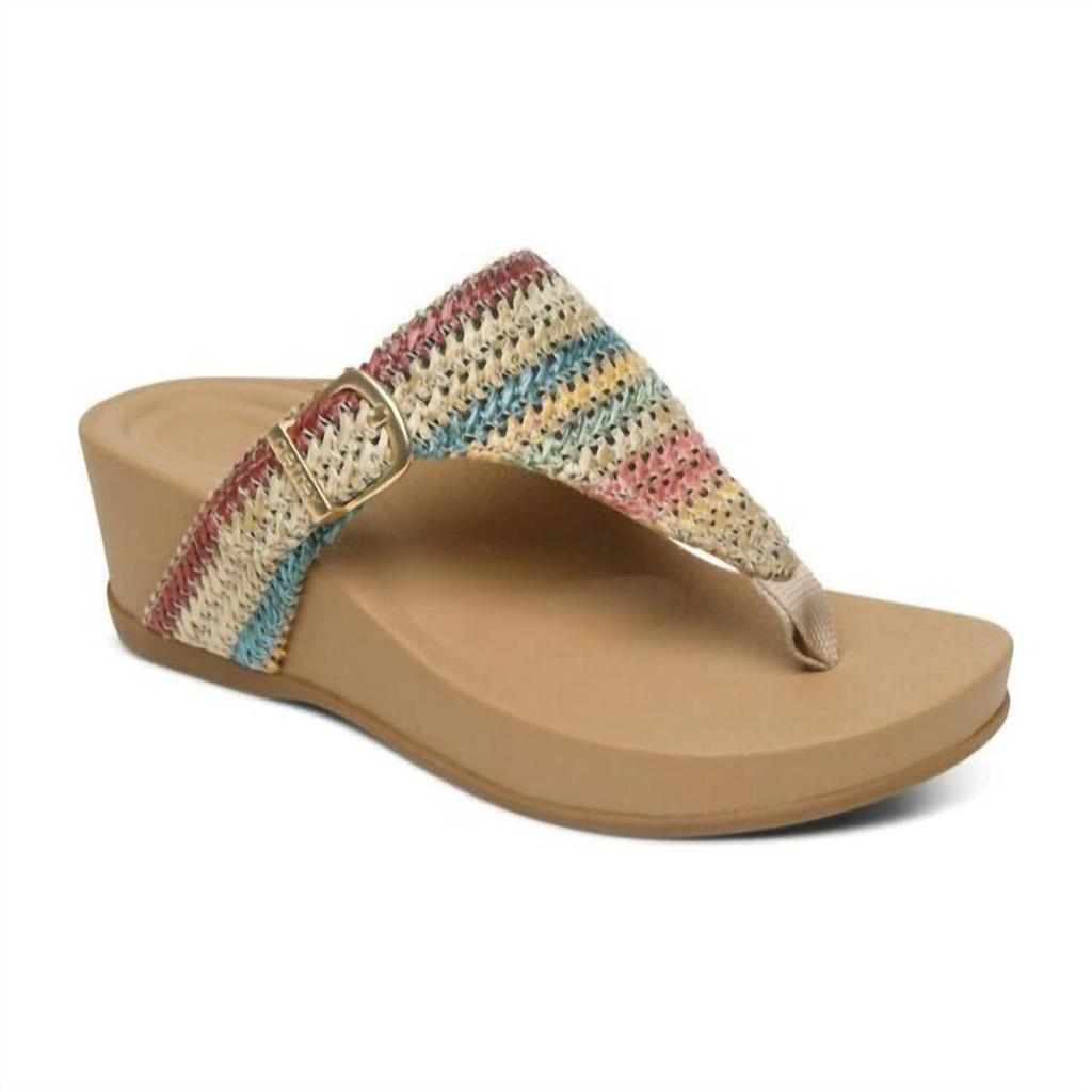 Aetrex Aetrex - Women
s Kate Thong Wedge