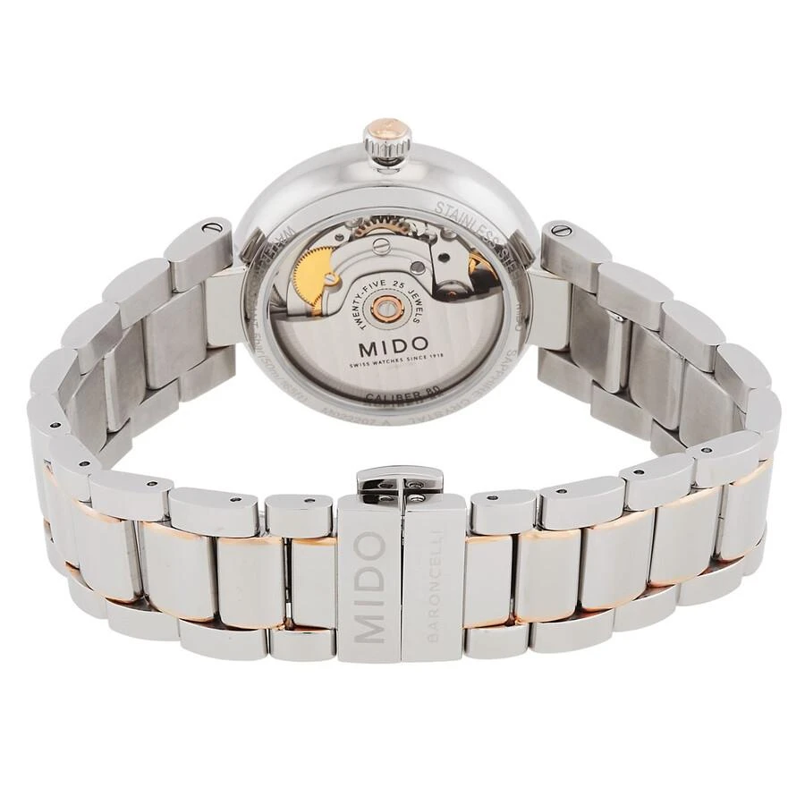 MIDO Baroncelli II Automatic Silver Dial Ladies Watch M022.207.22.031.11 3