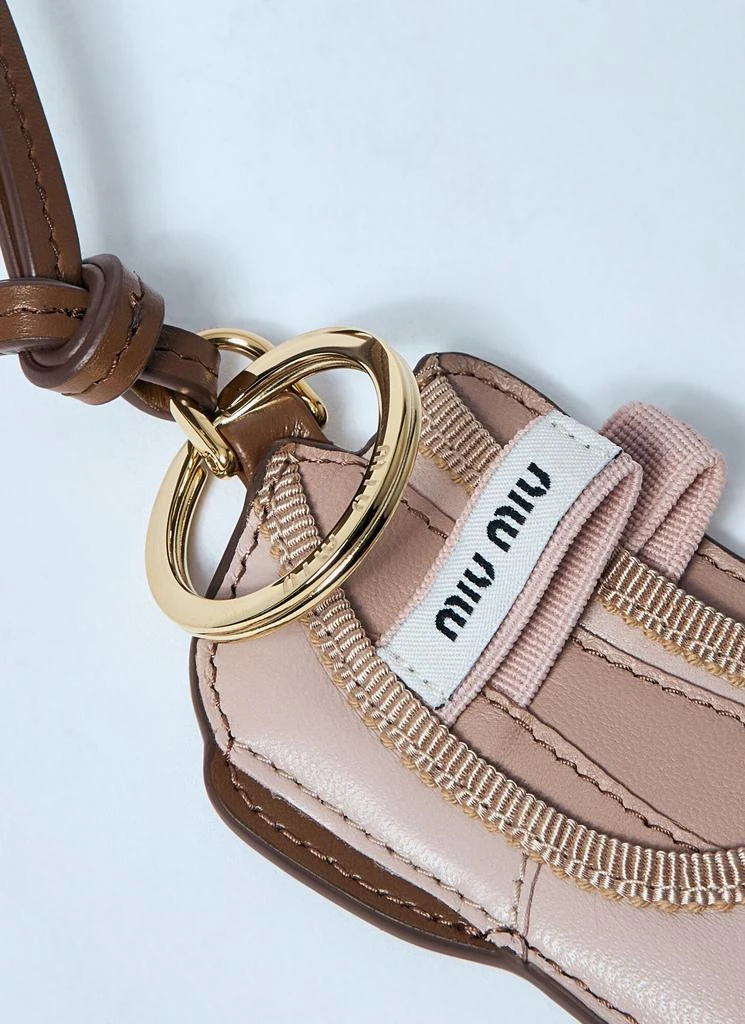 Miu Miu Miu Ballet Leather Keychain 2