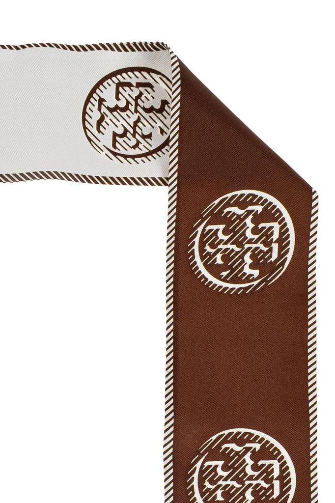 Tory Burch Silk scarf with logo 4