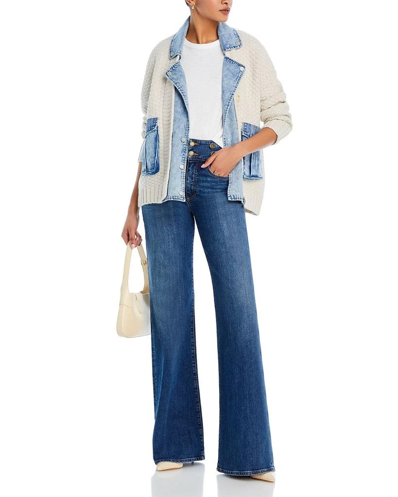 Blank NYC Last Call Mixed Media Cardigan 2