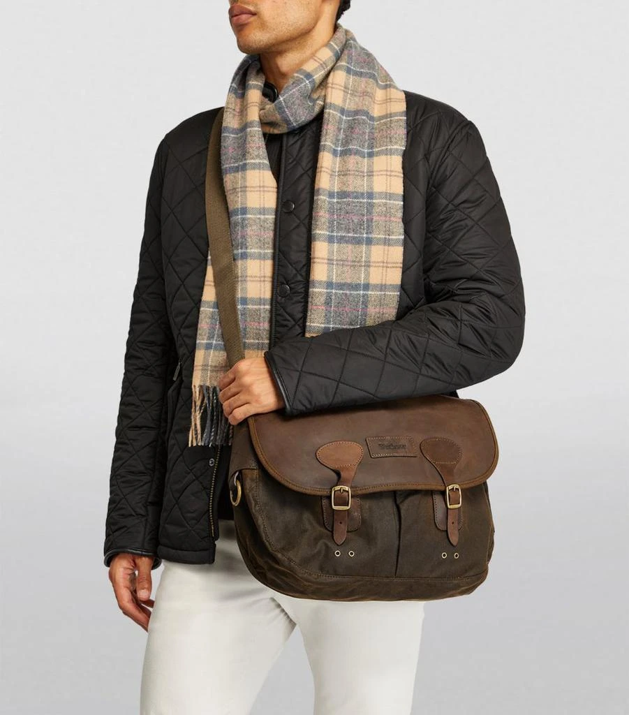 Barbour Waxed Tarras Messenger Bag 10
