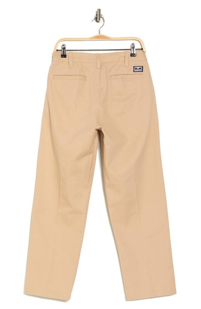 Obey Estate Embroidered Pleated Pants