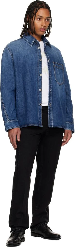 Givenchy Blue Couture Seam Overshirt 4