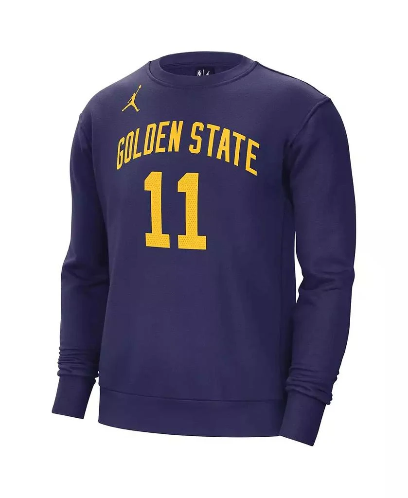 Jordan Men's Klay Thompson Navy Golden State Warriors Statement Name and Number Pullover Sweatshirt 3