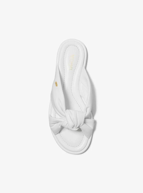 Michael Kors Elena Leather Slide Sandal 3