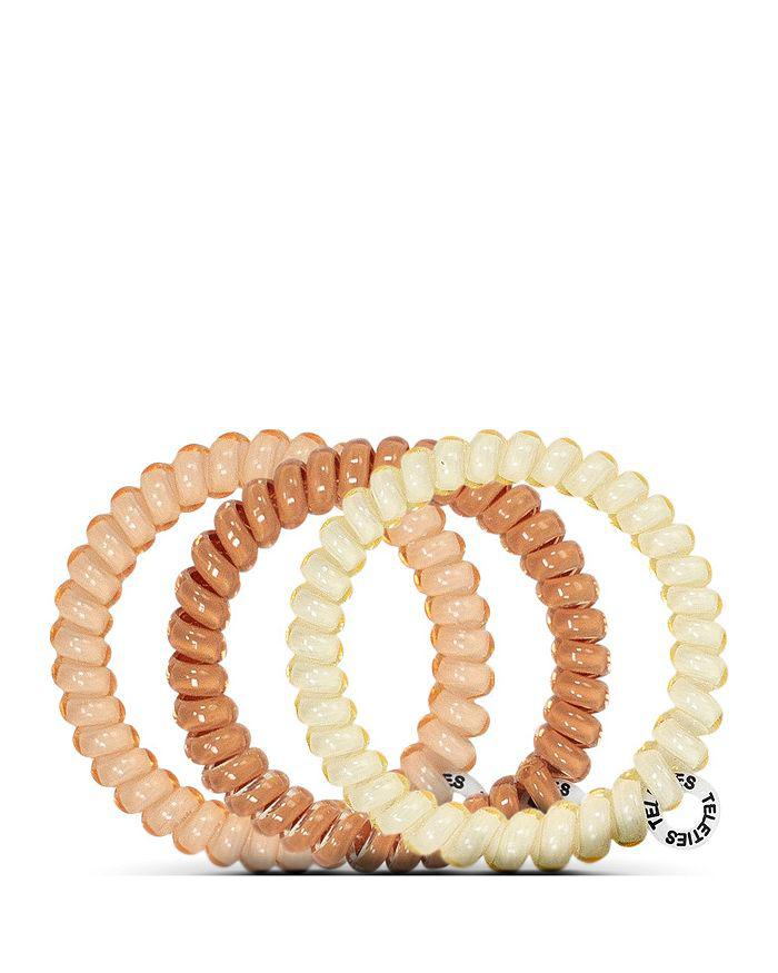 TELETIES Small Hair Ties, Pack of 3