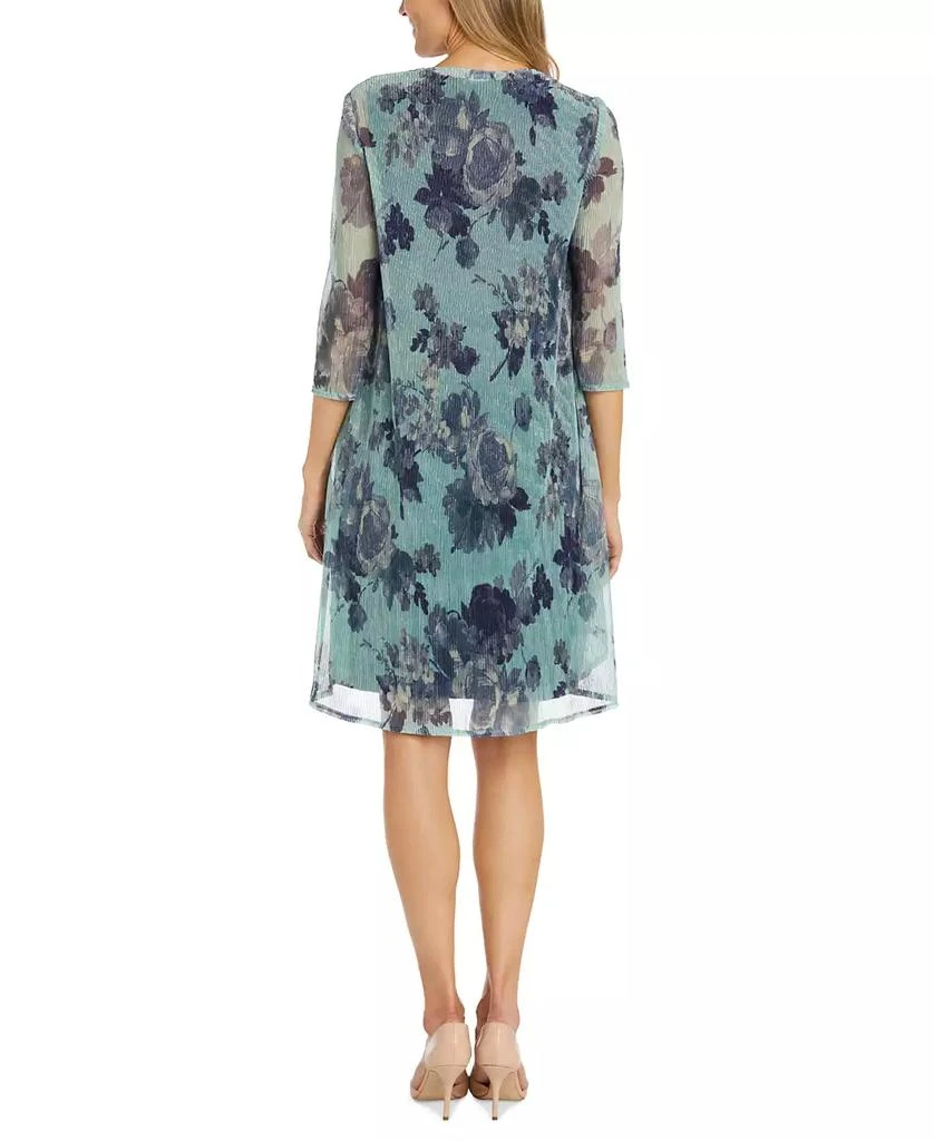 R & M Richards Women's 2-Pc. Printed Jacket & Dress Set 2