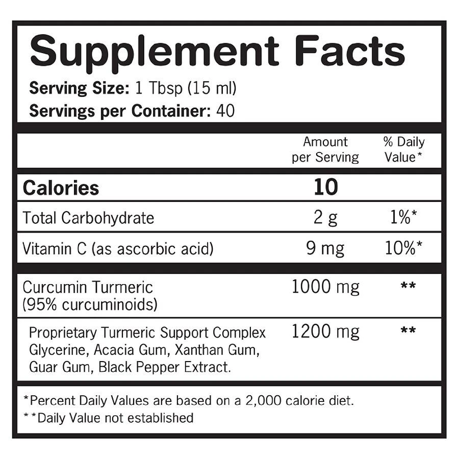 Qunol Liquid Turmeric 1000mg Extra Strength Tropical Orange 4