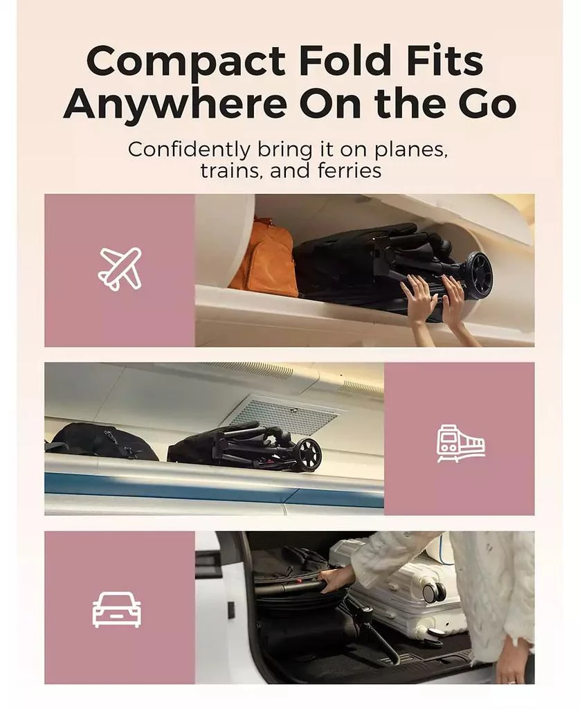 Momcozy Baby ClickGo Lightweight Stroller 5