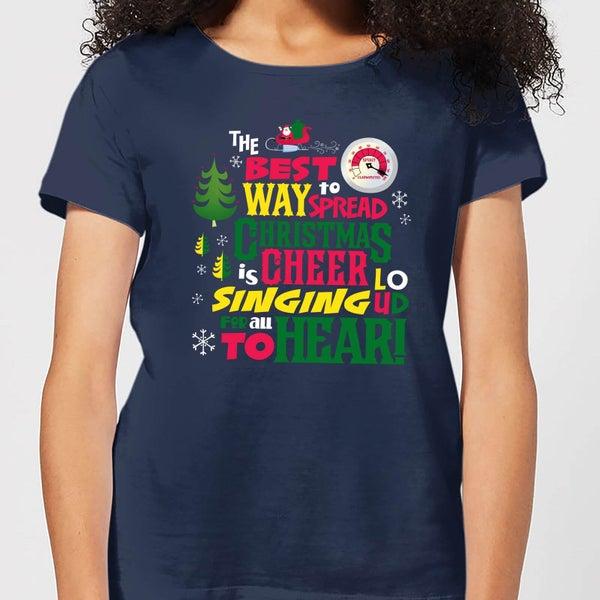 Elf Elf Christmas Cheer Women
s Christmas T-Shirt - Navy