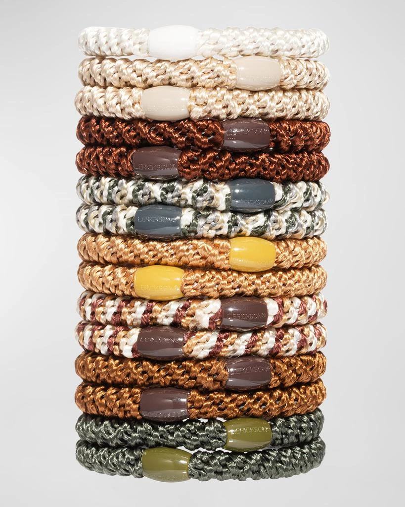L. Erickson Grab & Go Pony Elastics Tube, Set of 15 1