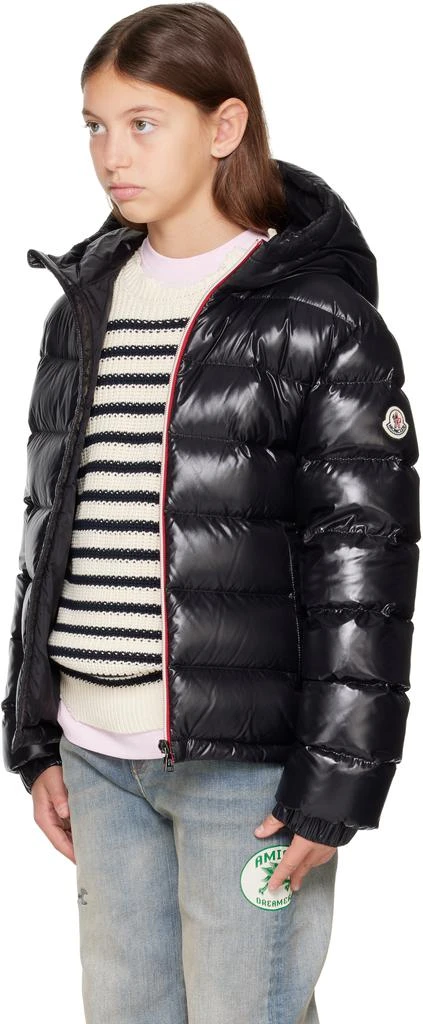 Moncler Big Kids Black New Aubert Hooded Down Jacket 4