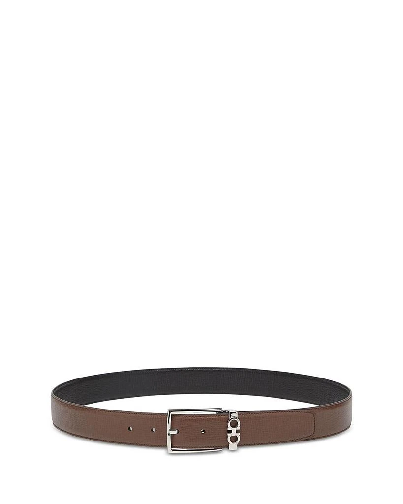 Salvatore Ferragamo Men's Reversible Leather Belt 3