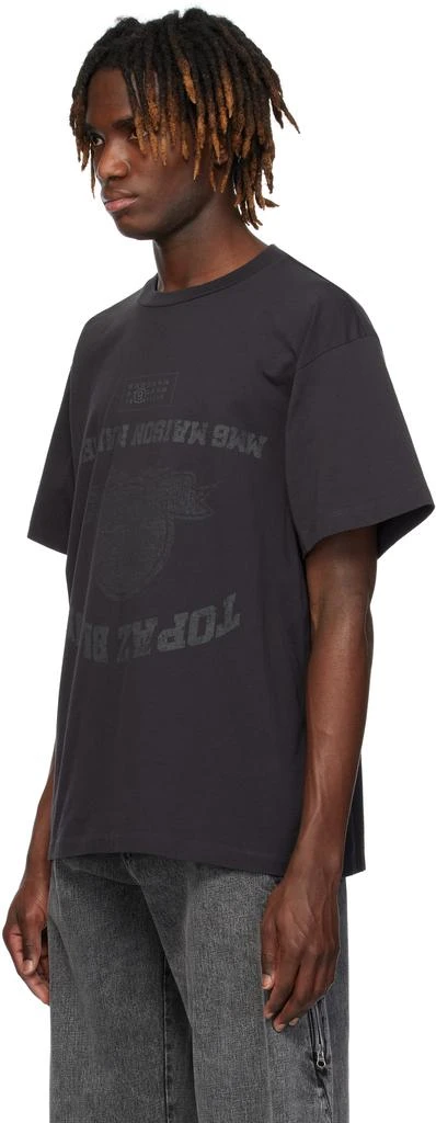 MM6 Black Topaz Blue T-shirt 4