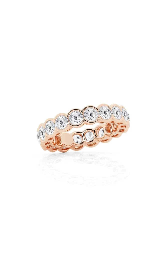 Badgley Mischka Round Lab Created Diamond Eternity Band Ring - 4.0ct. 1