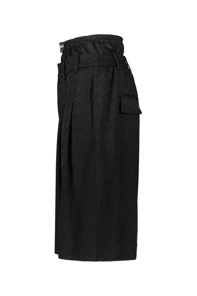 MARINE SERRE Marine Serre Moon Diamond Jacquard Tailored Shorts 3