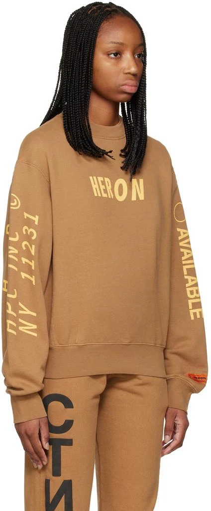 Heron Preston Brown HPC Inc Sweatshirt 2