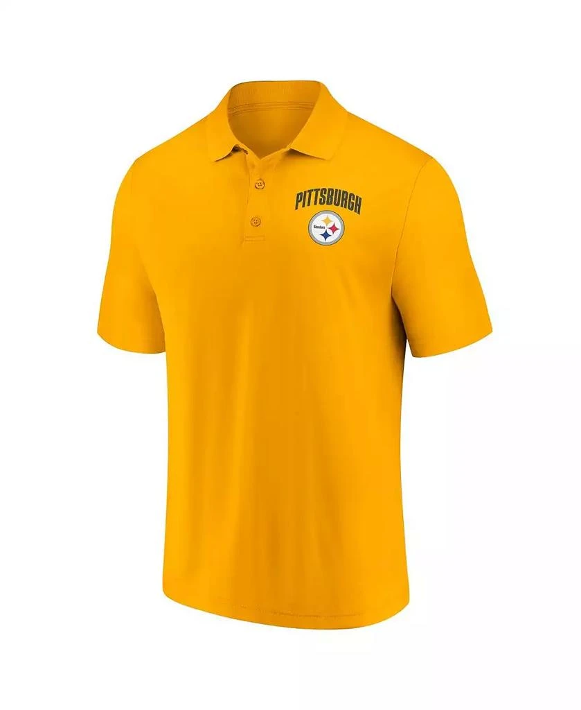 Fanatics Men's Pittsburgh Steelers Lockup Two-Pack Set Polo Shirt 3