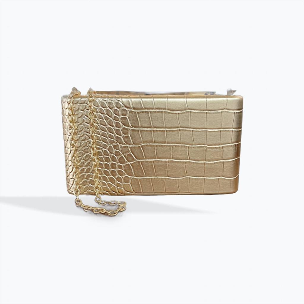 42 GOLD 42 Gold - Women's Croc Embossed Clutch
