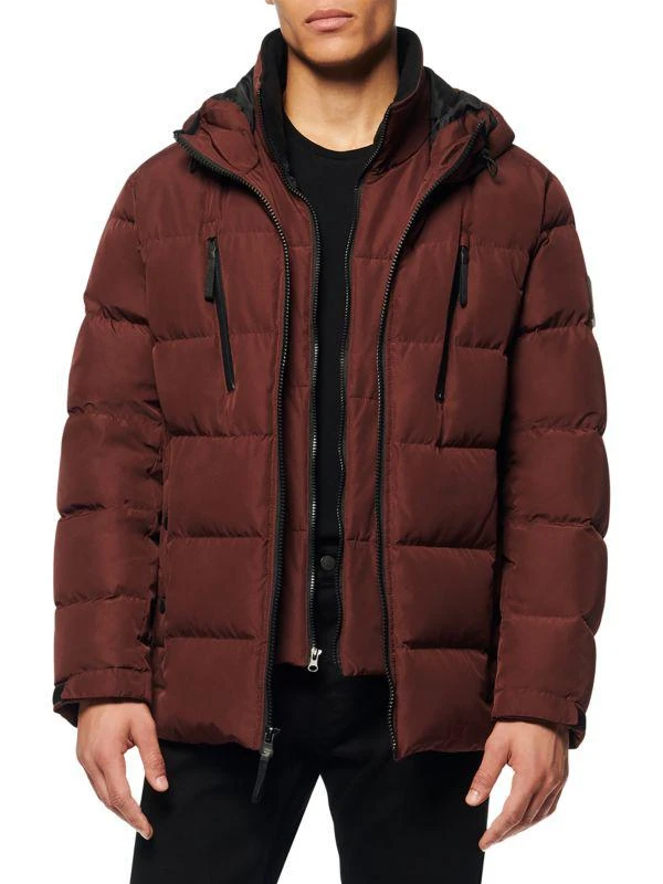 Andrew Marc Montrose 2-In-1 Hooded Down Jacket 1