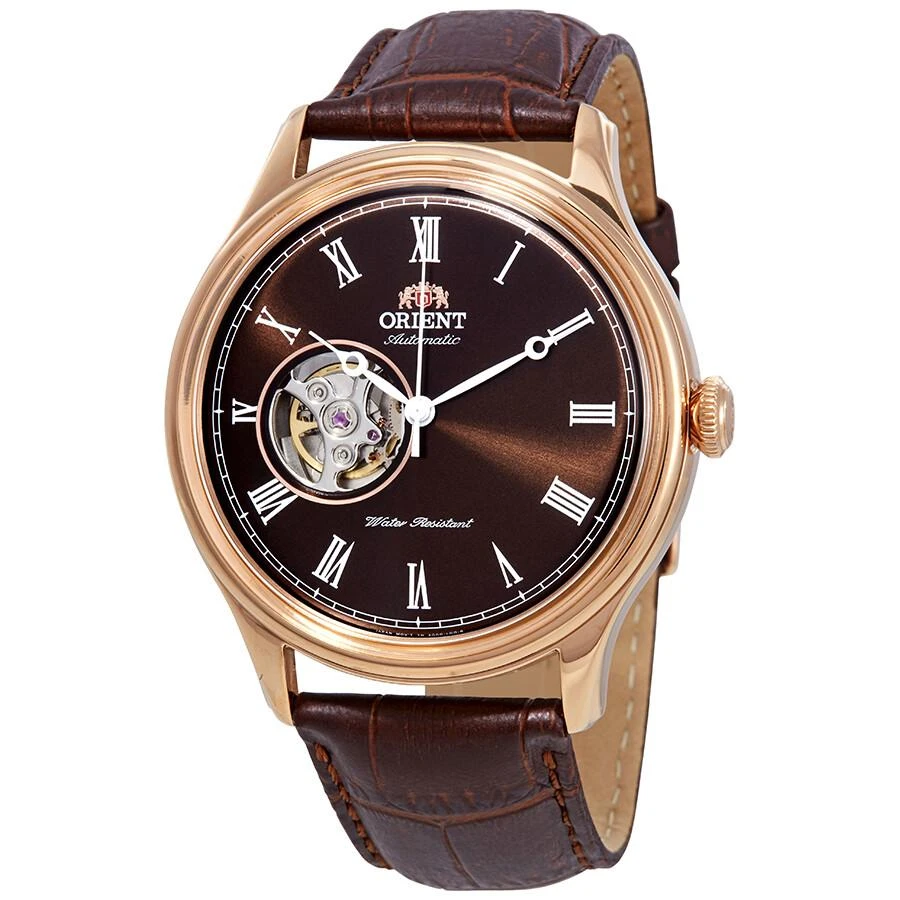 Orient Star Open Heart Automatic Dark Brown Dial Men's Watch FAG00001T0 1